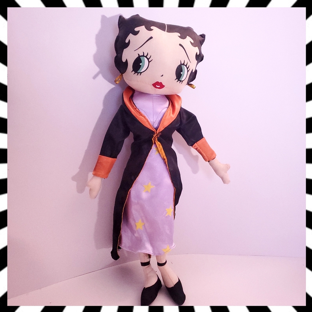 Vintage Betty Boop "Trench Coat Betty" Plush (1999)